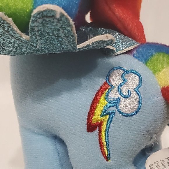 Toy Factory My Little Pony‎ RAINBOW DASH Blue Pegasus 10” Plush 2015 - Picture 5 of 7